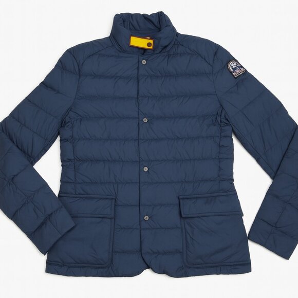 Parajumpers Alisee Down Jacket M Blue Quilted Lightweight Puffer Coat NWOT - Picture 4 of 13